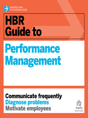 cover image of HBR Guide to Performance Management